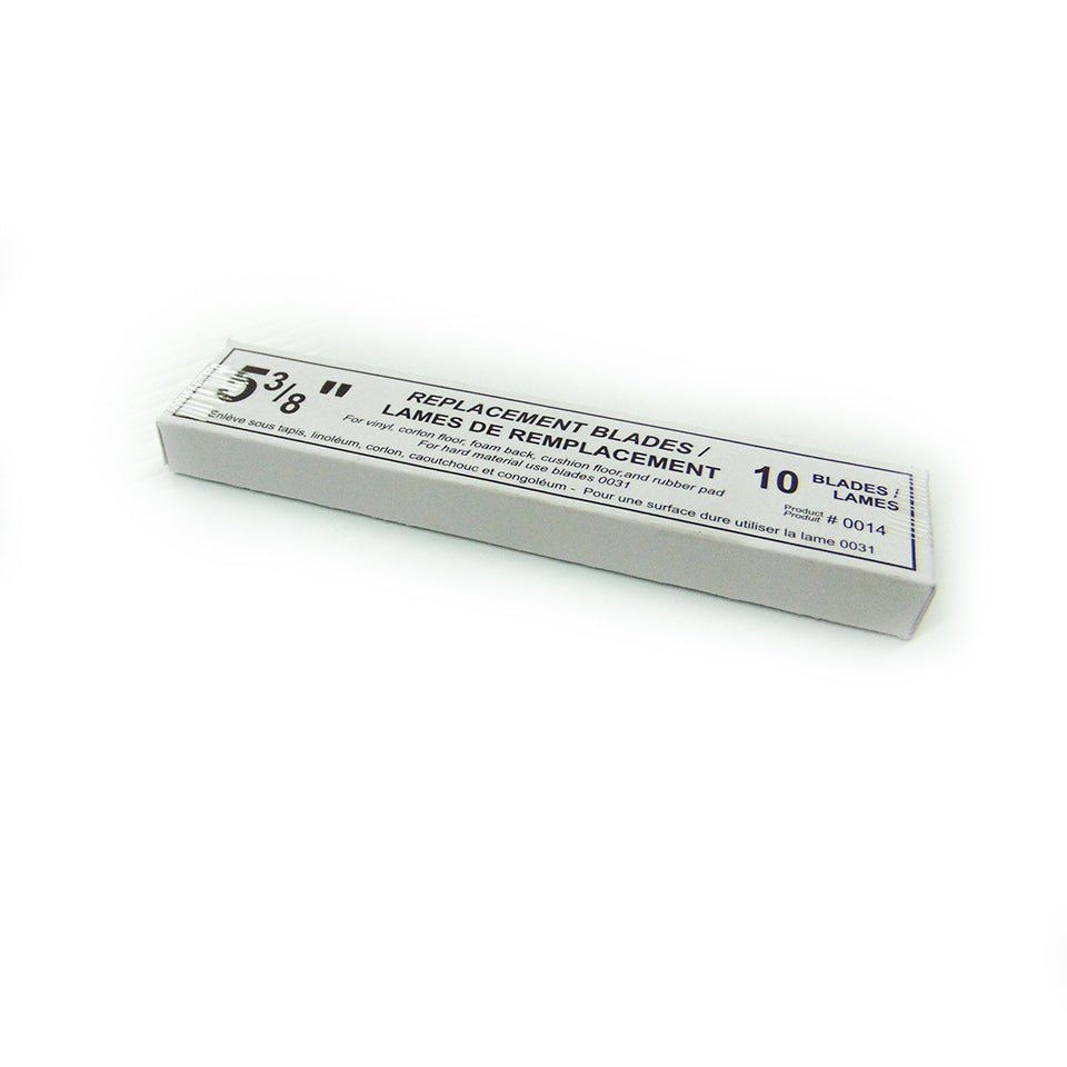 Blades 16,825 cm X 2,5 cm (box of 10 blades)