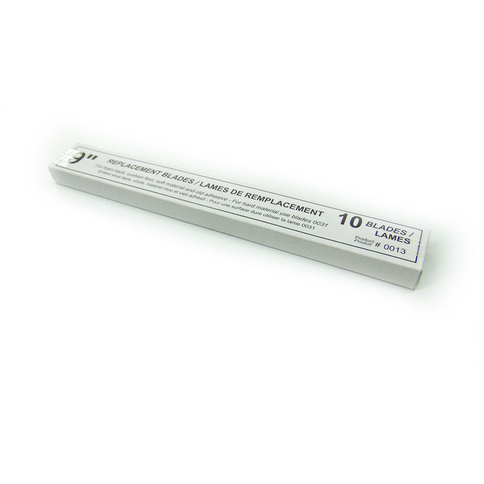 Blades 22,75 cm x 2,5 cm (box of 10 blades)